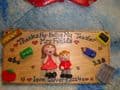 2 character 3d  Teacher's Classroom Personalised  Unique Sign Plaque Gift Handmade